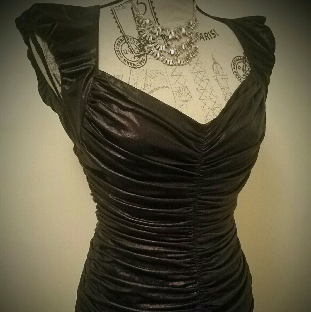 black Bebe gothic/steam punk top